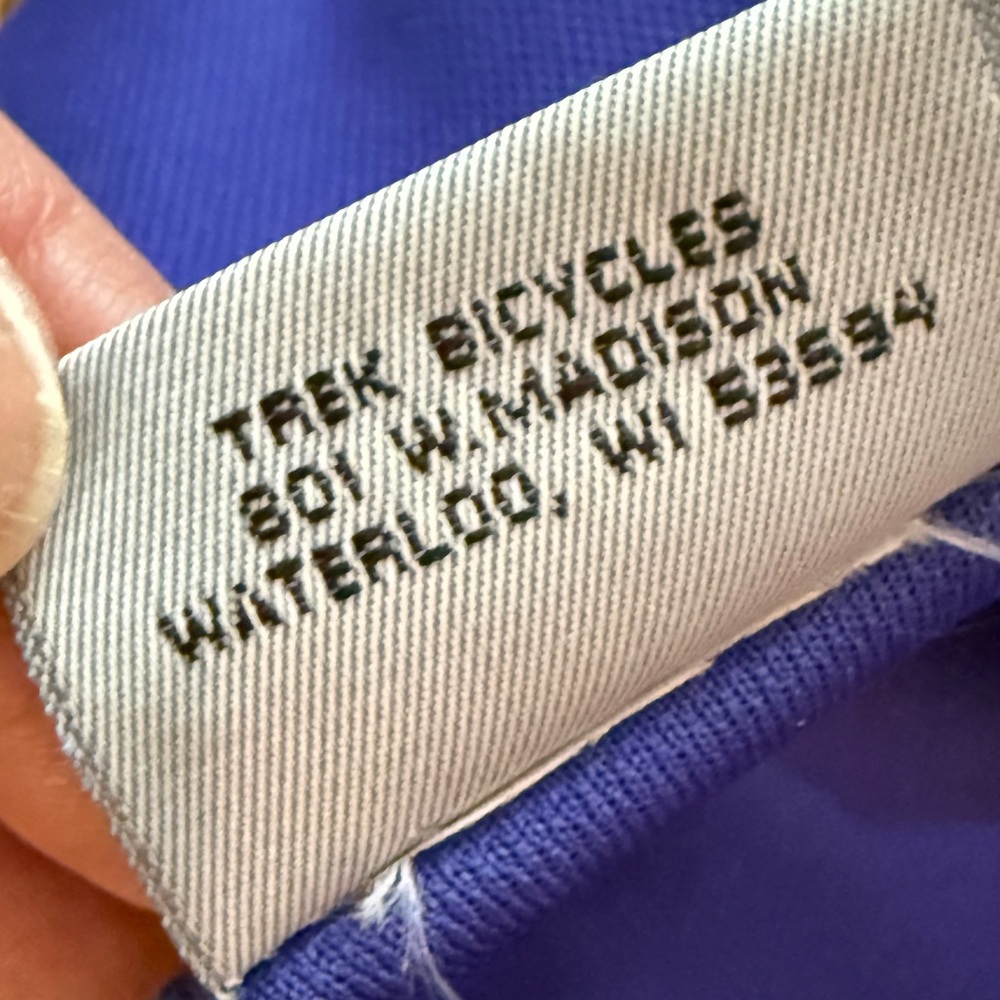 Women's L Trek Jersey Cycling 1/2 1/4 Zip Pullover Shirt Top Pockets - Picture 5 of 8